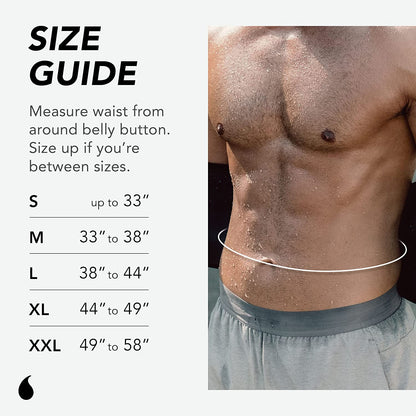 ® Sweet Sweat Waist Trimmer - Premium Sweat Enhancing Fitness Belt for Women & Men - 5 Adjustable Sizes